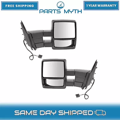 NEW Textured Mirror Power Heated Pair Set For 1998-2003 Ford Expedition F150 • $213.50