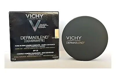 Vichy Dermablend Covermatte Compact Powder Foundation 9.5g - Shade Sand 35 • $33.50