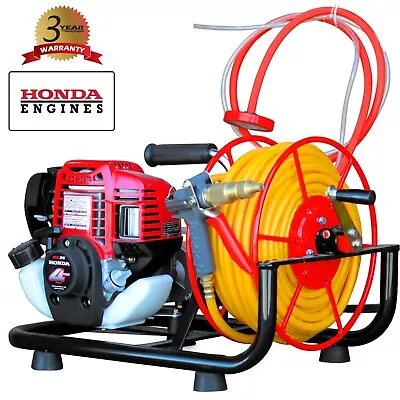 1.3HP Skid Sprayer Barrel Mount Only With Honda GX35 100ft Hose And 500 PSI Pump • $1149.99