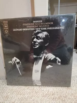 Mahler: Leonard Bernstein New York Philharmonic ‎Symphony No. 6 & 9 Vinyl 3 LP's • $55