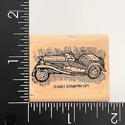 Stampin Up Antique Autos Vintage Car Classic Roadster 2001 Rubber Stamp • $7.99