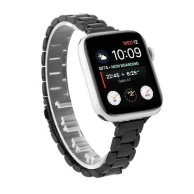 $18.04 • Buy For Apple Watch Slim Strap 8 7 6 SE 5 38/44/42/49mm Stainless Steel IWatch Band
