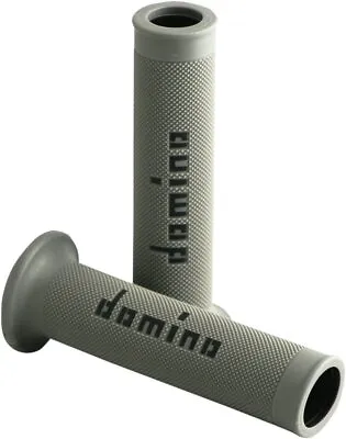 Domino MotoGP Gray/Black Twist Throttle Handlebar Grips (A01041C4052) • $28.32