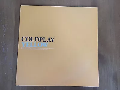 COLDPLAY YELLOW *RARE ORIGINAL PROMO* Vinyl 12  3 TRACKS Nr MINT Cond • £100