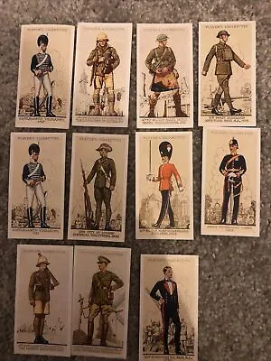 11 X John Player & Sons Card Uniforms Of The Territorial Army • £1.99