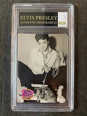 Elvis Presley Authentic Hair Memorabilia Sealed With Trading Card #549 Certified • $49.95