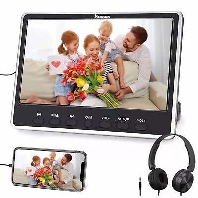 12  Car Headrest DVD Player Pillow Monitor HDMI Sync Screen AV In & Out USB SD • $116.36