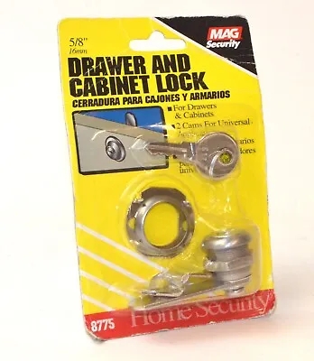 MAG Security Drawer And Cabinet Lock 5/8  *New Old Stock* 8775 • $7.99