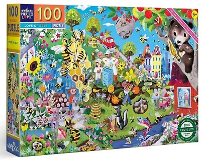 EeBoo - Love Of Bees Puzzle Puzzle 100pc • $30.99