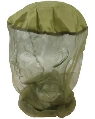 NEW: KombatUK Micro Mosquito Midge Olive Green Head Net With Polyster Carry Case • £4.45