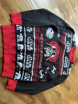 $10 • Buy Star Wars Christmas Sweater Medium From H&M