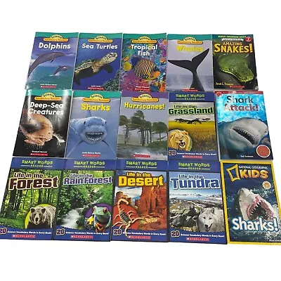 Lot Of 15 Books Guided Reading Science Vocabulary Readers Smart Word Scholastic • $29.97