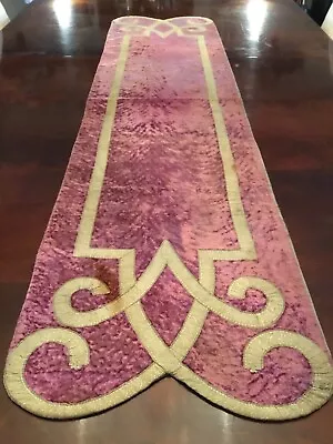 Antique Victorian Large Velvet Table Runner • $100