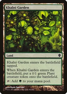 Commander 2013 Khalni Garden MTG Magic The Gathering NM • $1