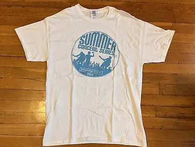 Empire City Casino Shirt Men's Large White Summer Concert Series 2014 • $5