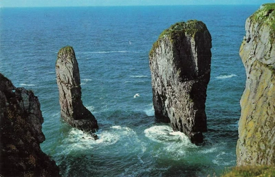 £0.35 • Buy #567 Holiday Souvenir WALES Postcard STACK ROCKS  Colourmaster International