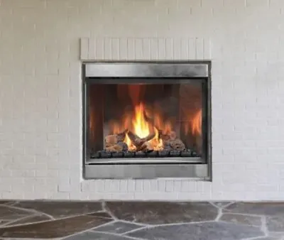 **OPEN BOX**PL42 Outdoor Vent Free Stainless Steel Natural Gas Montigo Fireplace • $3415.50