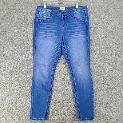 Mudd Skinny Fit FLX Stretch Medium Wash Blue Jeans Junior's Size 17(W36xL28.5) • $16.96