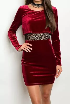 Gorgeous S-Twelve Soft Velvet Feel Dress SML • $14.99