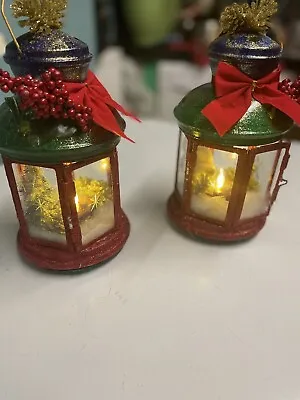 2X Christmas Acrylic LED Light Up Decoration Festive Indoor Outdoor Xmas Lamps B • £10