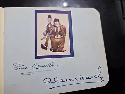 Laurel And Hardy Autographs • £600