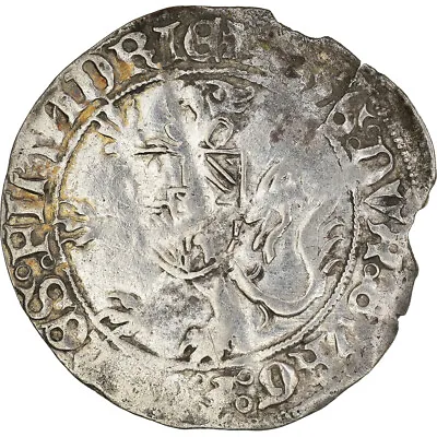 [#184466] Coin France Flanders Philippe Le Bon Double Gros VF(30-35) Silve • $146.93