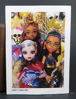 Monster High Doll G3 Lagoona Blue Monster Ball Trading Card Photo Of The Girls • $13.99