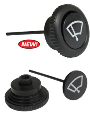 Wiper Switch Knob Black Each - Fits VW Type 1 Bug Ghia 1968-Up T-3 68-71 T-2  • $18.95