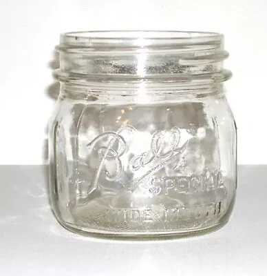 Vintage Ball Special #4 Square Wide Mouth Pint Canning Jar • $8.95