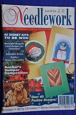 Needlework Magazine Dec 1994 With Over 40 Christmas Designs • £2.75