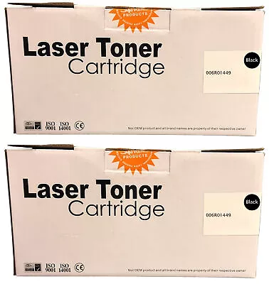 2x Compatible 006R01449 Black Toner Cartridges For Xerox DocuColour 240 Printer • £143.31