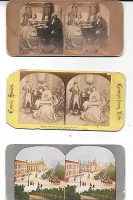 Vintage Stereoview Cards - Lot Of Three • $7.77