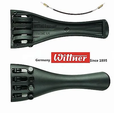 Wittner Violin Tailpiece For 4/4 Size Violin With Fine Tuners Ultra Composite • $14.90