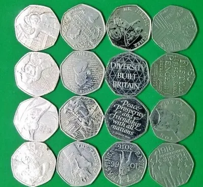 Rare 50p Coins Fifty Pence Commemorative Circulated Beatrix Potter Olympics • £2.75
