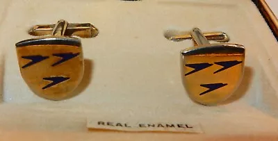 Vintage Pair Of Gentleman's Boac Airline Briitsh Airline Cufflinks  Cased Enamel • $1.23