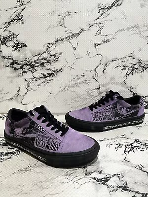 Vans One Piece Skate Old Skool Pop Cush Nico Robin Purple Men’s Size 6/Women 7.5 • $39.99