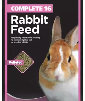 Rabbit Pellets Feed Complete Diet Food Yucca For Odor Control USA Made Premium • $9.97