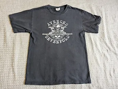 Avenged Sevenfold Shirt Adult Medium Black Metal Band A7X Short Sleeve • $16.99