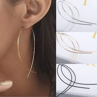 Luxury Women's 925 Sterling Silver Long Dangle Earrings Tassel Drop Earrings UK • £2.28