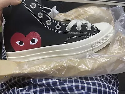£76.99 • Buy Size UK 7 - Converse Chuck Taylor All Star High X Comme Des Garcons Play 2015