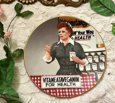 Vintage 1989 I Love Lucy Its Just Like Candy Collectors Plate • $30