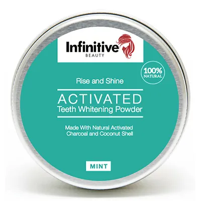 Infinitive Beauty Natural Activated Charcoal Tooth Teeth Whitening Powder Paste • £4.19