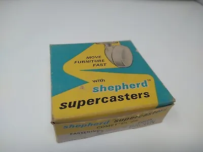 $15.96 • Buy Set Of 4 Vintage Shepherd Supercasters Ball Swivel Furniture Casters In Box. Mcm
