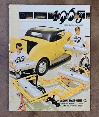 Original 1965 MQQN CatAloG Drag Racing HOT ROD Custom Speed Mooneyes Vtg Moon • $199.99