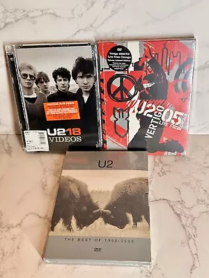 U2 DVD Lot Of 3: Vertigo 2005 Live Chicago Best Of 1990-2000 U218 *SEALED* • $49.99