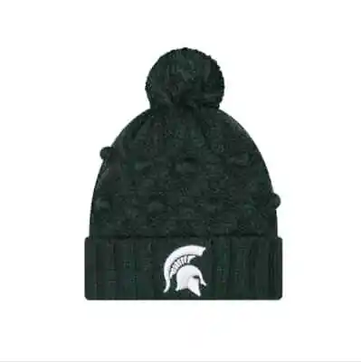 New Era Michigan State Spartans Knit Pom Toasty Hat NWT One Size • $19.98