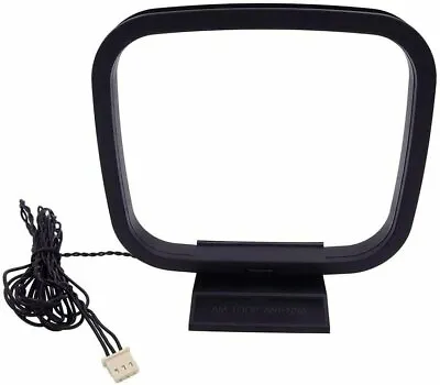 HiFi AM/FM Loop Antenna W/ 3 Pin Connector For Sony/Sharp Receiver Audio System • $9.25