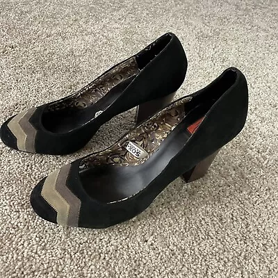 Missoni Shoes Women's Size 9.5 Black Suede Pumps With Chevron Target • $12.95