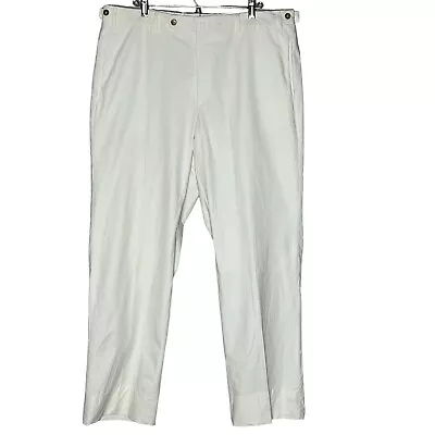 Bamford Mens Size 40X 31 Trousers Ivory Chinos Straight Leg • $59.99
