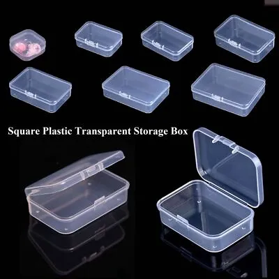 £2.69 • Buy Plastic Jewelry Beads Container Square Packing Boxes  Power Tools Holder